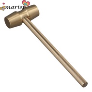 MARIER Hammer, Yellow Brass Gavel, Court Prop Judge Hammers Company