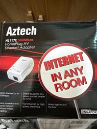 Aztech homeplug ethernet adapter 500Mbps