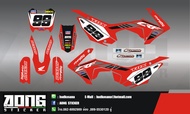 สติกเกอร์ CRF110   HONDA 001