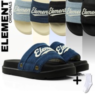 ELements Iconic Denim Unisex Sandals - (Slipper) Elements Flat Sole jeans Sandals for Men and Women 