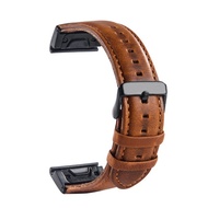 Leather Band Wristband For Garmin Fenix 3/Fenix 3 HR/Fenix 5X Quick Release