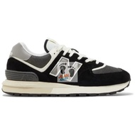 Sepatu Sneakers NB 574 Legacy Black Marblehead