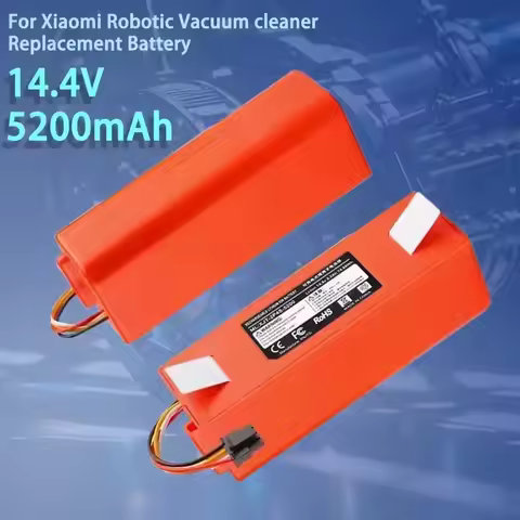 Replacement Battery 14.4V 12800mAh for Roborock S50 S5 S6 S7 Pure/MAX/MaxV/MaxV Ultra/Q5 Q7 Pro/MAX 