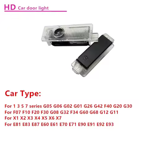 LED Car Door Logo Projector Welcome Ghost Shadow Light Accessories For BMW X5 E53 2000- 2006 2005 20