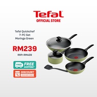 [Shopee Exclusive] Tefal Quickchef 7pcs Set Moringa Green