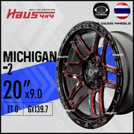[1 PCS] Oasis Wheel 20 Inch Michigan-2 Red Ranger Triton Hilux Dmax 4x4 Sport Rim 4wheels Fortuner S