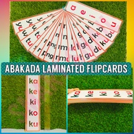 ABAKADA Laminated Flip cards with ring