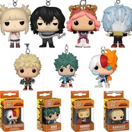 Funko Pop My Hero Academia Keychain BakugouTodoroki Shoto Himiko Midoriya Izuku Pendent Ornament