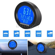 Car Solar Car Clock Pendant Temperature Gauge Table High Precision LED Night light Intelligent Car T