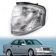Areyourshop มุมซ้ายไฟไฟสัญญาณเลี้ยวเหมาะสำหรับ Mercedes Benz C Class W202 1994-2000