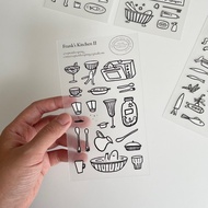 Frank's Kitchen II - Transparent Sticker Sheet by September Spring