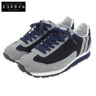 Patrick 麂皮運動鞋，女款，海軍藍 x 灰色，39 碼 (PSS-BOSTON) - 成色極佳 [二手]