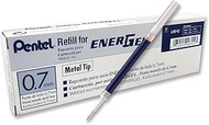 Pentel EnerGel LR7 Ultra Smooth Refill - 0.7 mm (Blue, Pack of 20) By DTL Company