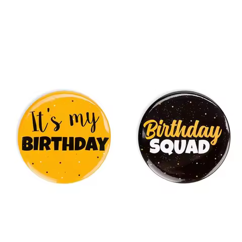 It is my Birthday Badge Button Pins first 1st 10th 16th 18th 21st 30th 40th 50th 60th Birthday party