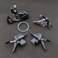 NEWSHIMANO Mini Groupset 9speed - Shifter 2x9sp RD FD Alivio - Goes Store87