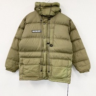 GT HAWKINS เสื้อแจ็คเก็ต/เสื้อโค้ท ดาวน์พาร์กา ขนดาวน์ 90% สีเขียวขากี ไซส์ M สินค้ามือสอง