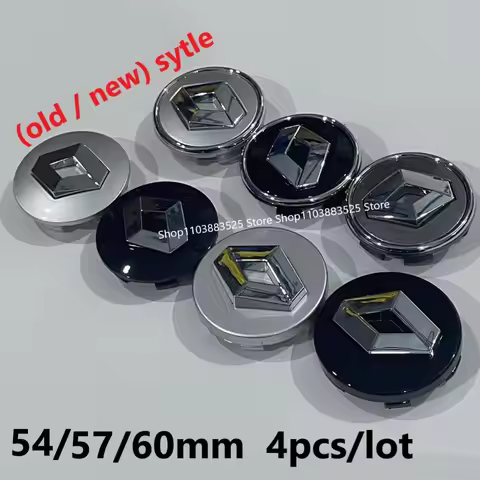 4pcs 54/57/60mm Wheel Center Hub Caps For Renault Duster Megane 2 3 4 IV Clio Duster Fluence Logan C