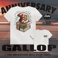 (I LOVE 樂多)Gallop Kustom Kulture 5周年紀念短T (火焰安全帽) 兩色可選購 S~3XL