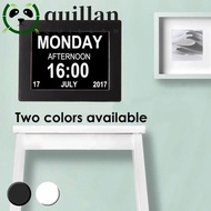QUILLAN Digital Clock Dashboard Date Large Time Dementia LCD Screen Alarm Clock