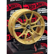 HOTWHEELS Wheel Rim HW-02 | 18 INCH 8.5JJ 5x112/114.3 ET 44 | RACING GOLD | HRV , A35 , A3 , A4 , S7