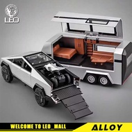 Ceo 1:32 Tesla Cybertruck Pickup RV Metal Diecast Alloy Model Truc For Kids Toys Vehicles Hobbies