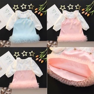 1 Year Old Baby Girl Dress for Cute Cute Little Bear Long Sleeved Mesh Princess Dresses Baby Terno for Girls 2-5 Years Old Birthday Party Dresses Kids Girls Sweet Ootd Dresses