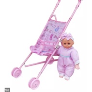 Omtepen - CHILDREN'S TOY STROLLER WITH DOLL STROLLER DOLL SET