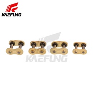 428 520 525 530 Heavy Chain Motorcycle Chain Connecting Buckle Master Link Connector-Lock-Set O-Ring