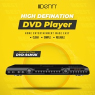 DENN DVD-94HUK Karaoke DVD Player (HDMI Output / DVD / USB / 2 Mic Input / Key Control / Audio L-R S