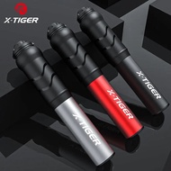 X-TIGER Portable Bike Pump Mini Hand Pump Cycling Pump Ball Toy Tire Inflator Schrader Presta Valve MTB Aluminum Bicycle Pump