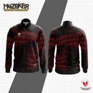 MUZKAR APPAREL PREMIUM SPORT JACKET THUNDER RED BLACK DESIGN