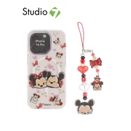 Blue Box x Mickey & Friend เคส iPhone 16 Pro Tsum Tsum Mickey&Minnie in love with Magnetic by Studio