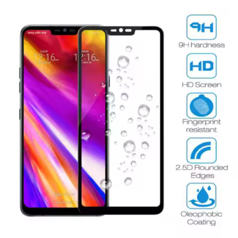 Full Cover Protective Glass For LG G7 ThinQ LG G7 One Screen Protector Tempered Protective Film for 