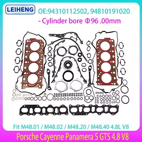 Engine Overhaul Gasket Rebuild Kit Fit For Porsche Cayenne Panamera S GTS 4.8L V8 4.8 L T GAS DOHC M