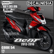 Decal Sticker Beat FI 2013 2014 2015 2016 Full Body Sticker Honda Old Motorcycle Variation Decal Str