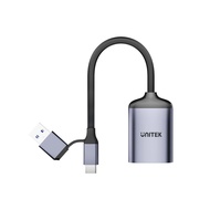 Unitek 2-in-1 USB-C/A SD4.0 Card Reader R1018E01