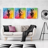 [ART CANVAS WITH FRAME] Bharatham Wall Art - Rainbow