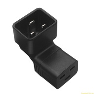 SUN Right Angled IEC320 C20 to C19 Power Converter IEC 320 C20 Male to C19 Female Power Supply Conve