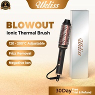 UKLISS BLOWOUT BOOST Ionic Thermal Brush Pembentuk Rambut 1.25 inci, Sisir Pembentuk Rambut, Penstai