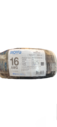 TF Wire 16 1.25mm 1 Roll 150 Meters Available in Red or Black ( Royu)