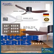 2022 Aeroair AA335 Hugger Series Fan with Tri Tone LED with concrete install