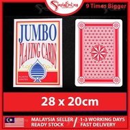 SIMPLYBEST Giant Jumbo Poker Cards Casino Full Deck Oversized Playing Card Big Size High Quality