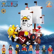 Sunshine Pirate Ship Assembly Building Blocks Decoration Animation Character Pirate Ship Puzzle DIY