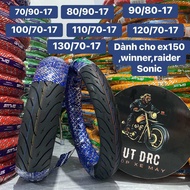 VỎ LỐP XE EX150 155 VÀ WINNER X V1 V3 THƯƠNG HIỆU DPLUS CAO CẤP BÁM ĐƯỜNG TỐT
