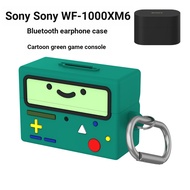 Suitable for Sony Sony WF-1000XM6 Bluetooth Headset Protective Case Cartoon Green Game Console Dust-