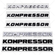Suitable for Mercedes Benz C-Class E-Class C200 C180 E300 Car Emblem KOMPRESSOR Rear Logo Sticker