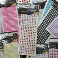 [READY STOCK] Delicate Car Stickers Rhinestone Selection Dress Up Sheet