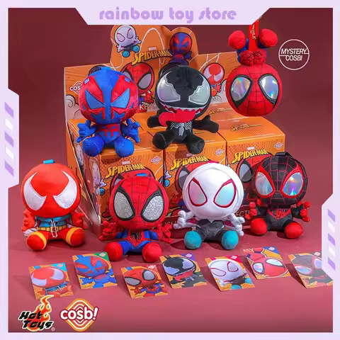 Marvel Spider-Man COSBI Blind Box Bag Pendant Trendy Toys Cute Anime Figures Desktop Ornaments Myste