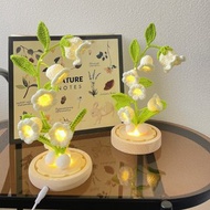 畢業禮物 畢業花束 客製化禮物2026手工鈴蘭花夜燈 - USB新奇居家