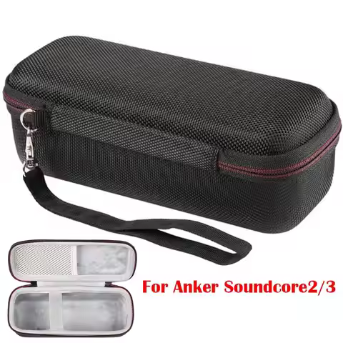 Shockproof Bluetooth Speaker Storage Bag EVA Anti Scratch Protective Cover Travel Hard Carrying Case